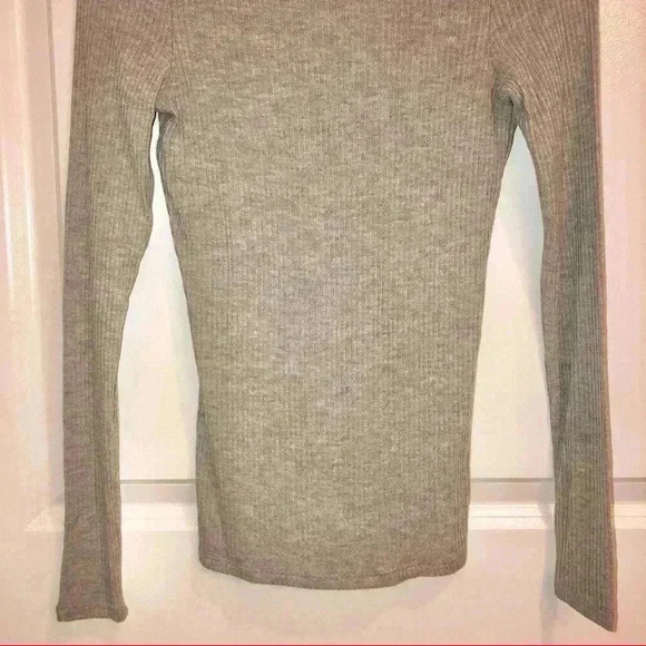 Urban Outfitters Plunge Lace-up Top - Grey - Picture 7 of 12